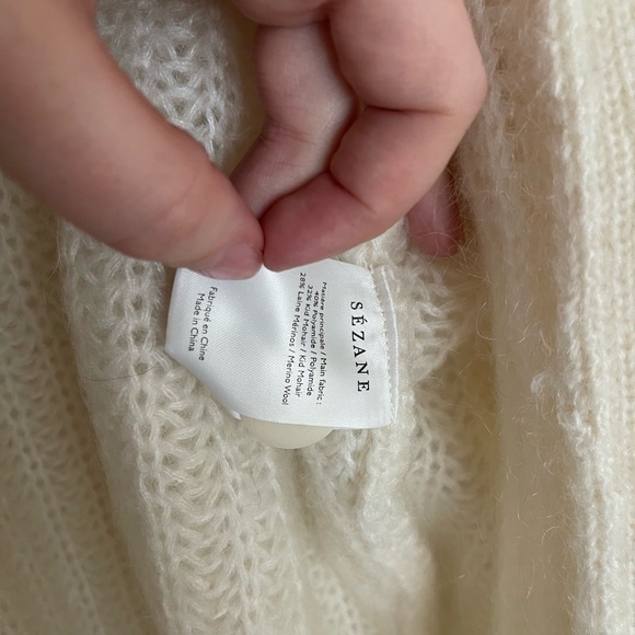Sézane Achille Cardigan in Ecru NWT - Picture 5 of 6